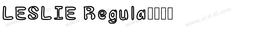 LESLIE Regula字体转换